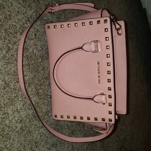 Michael kors studded selma purse